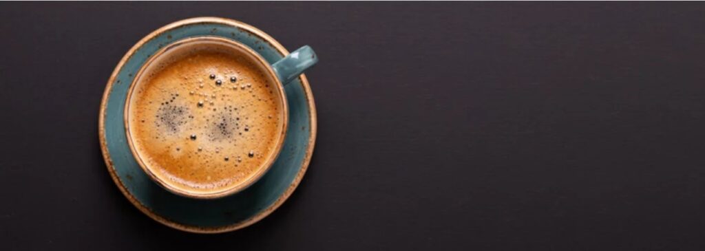 MdW koffie bij sneeuw